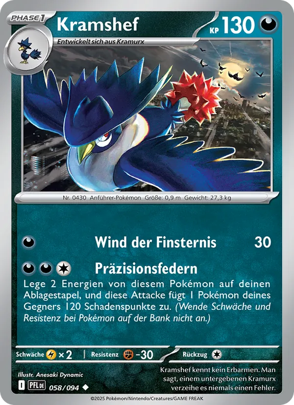 Kramshef Fatale Flammen 058/94