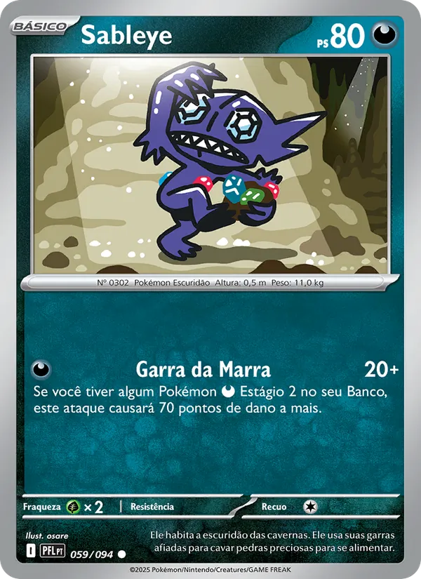Sableye Fogo Fantasmagórico 059/94