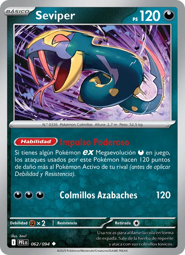 Seviper Fuegos Fantasmales 062/94