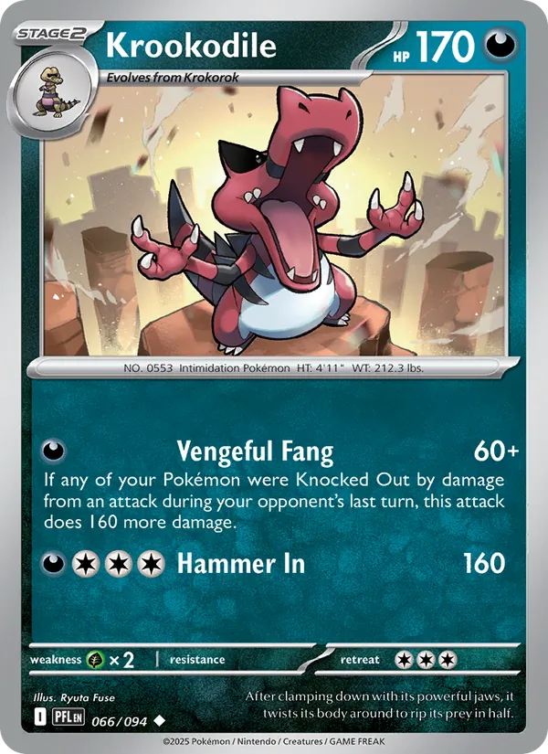 Krookodile Phantasmal Flames 066/94