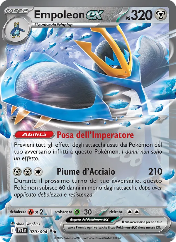 Empoleon-ex Fiamme Spettrali 070/94