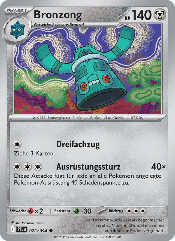 Bronzong Fatale Flammen 072/94