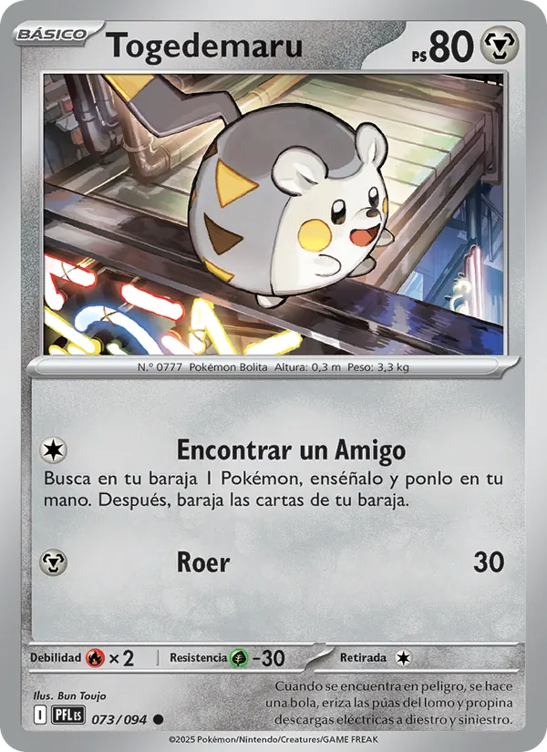 Togedemaru Fuegos Fantasmales 073/94