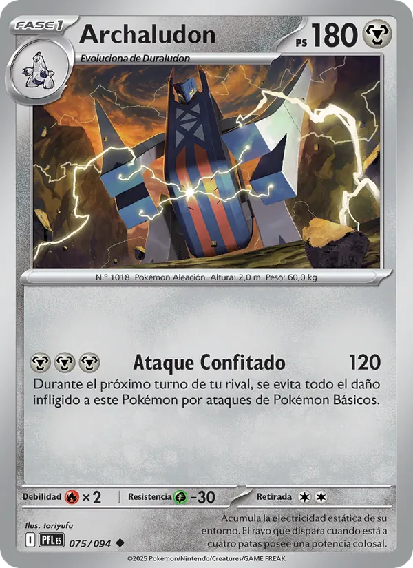 Archaludon Fuegos Fantasmales 075/94