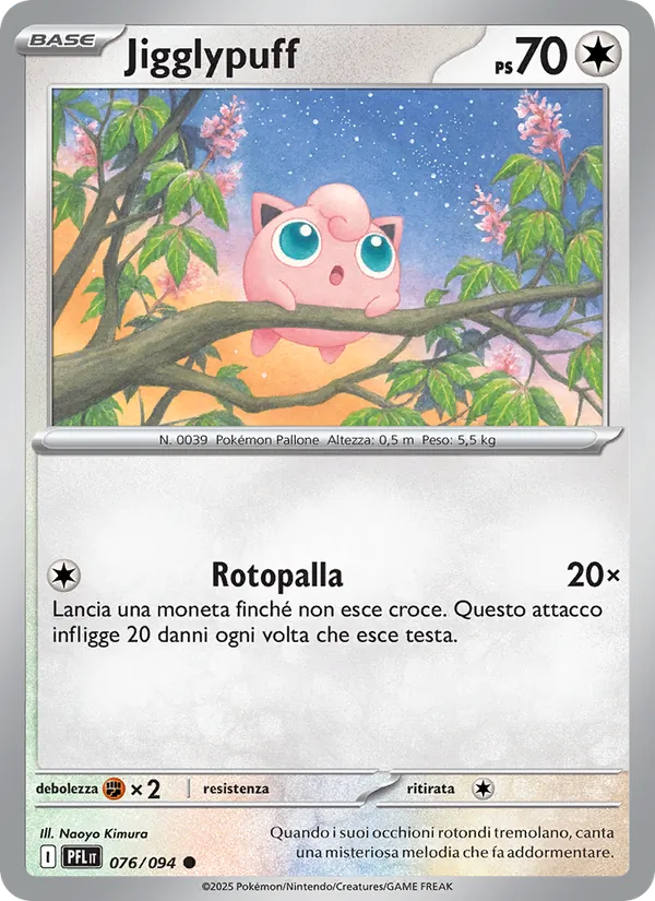 Jigglypuff Fiamme Spettrali 076/94