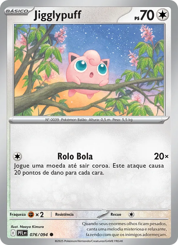 Jigglypuff Fogo Fantasmagórico 076/94
