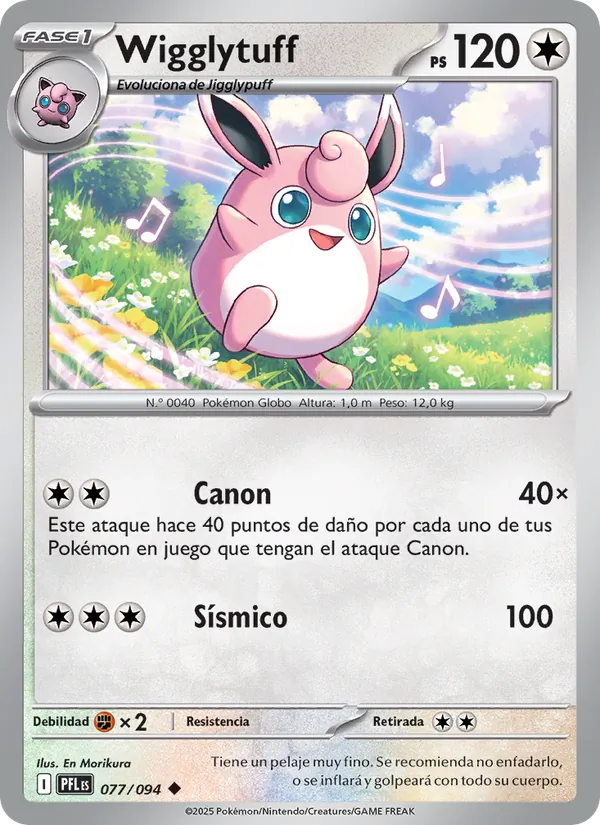 Wigglytuff Fuegos Fantasmales 077/94