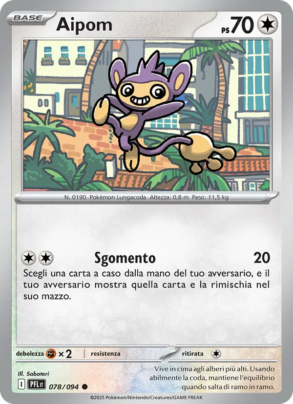 Aipom Fiamme Spettrali 078/94