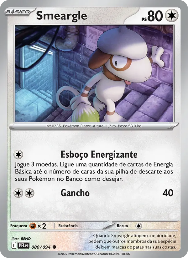 Smeargle Fogo Fantasmagórico 080/94
