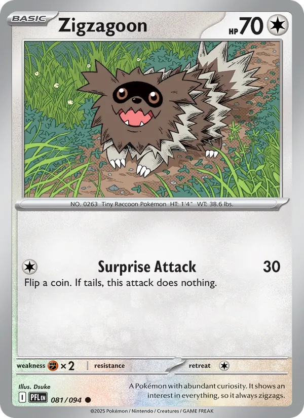Zigzagoon Phantasmal Flames 081/94