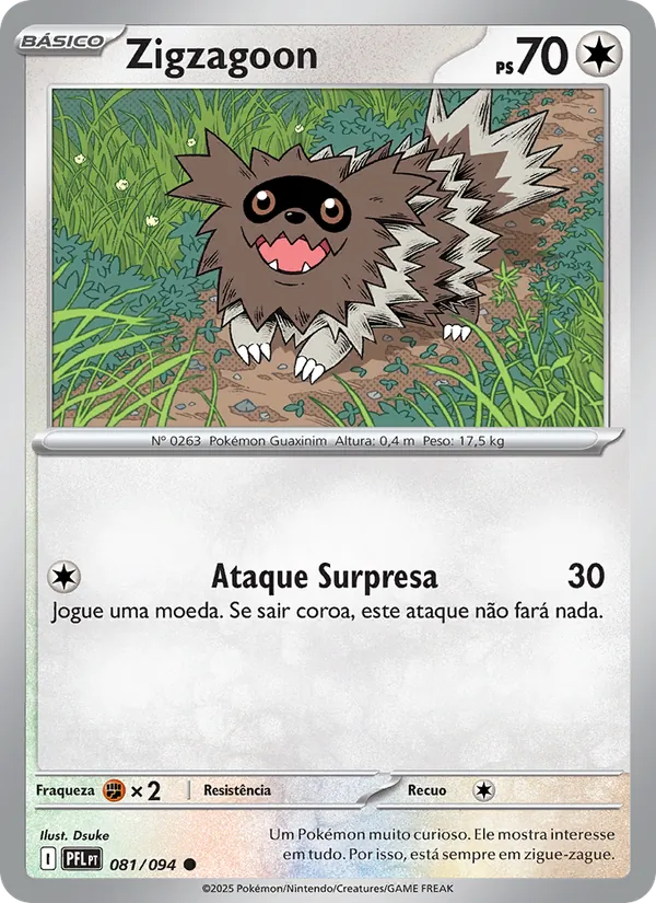 Zigzagoon Fogo Fantasmagórico 081/94