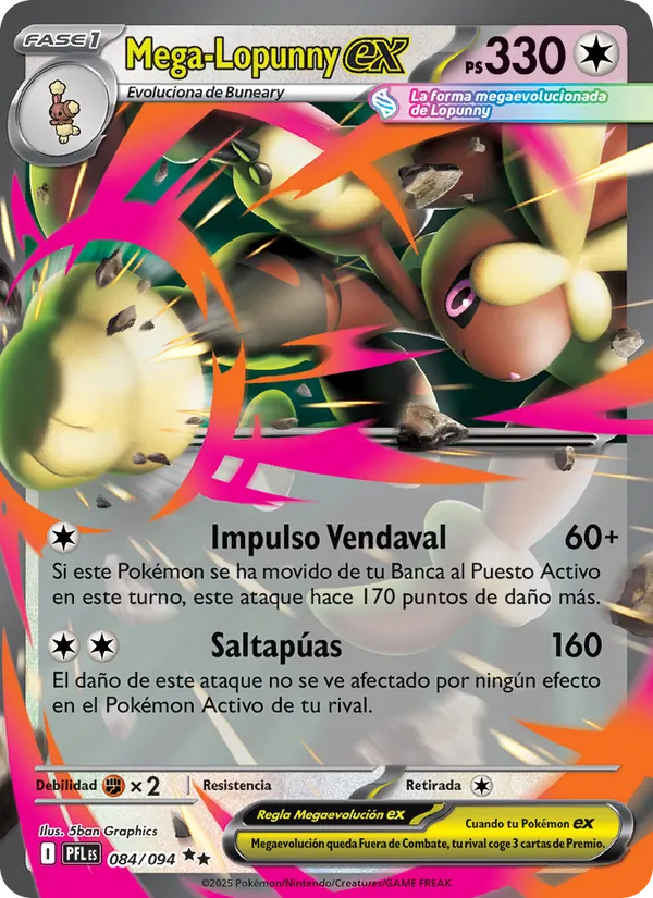 Mega-Lopunny ex Fuegos Fantasmales 084/94