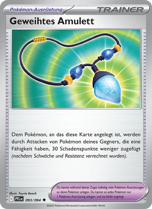 Geweihtes Amulett Fatale Flammen 093/94