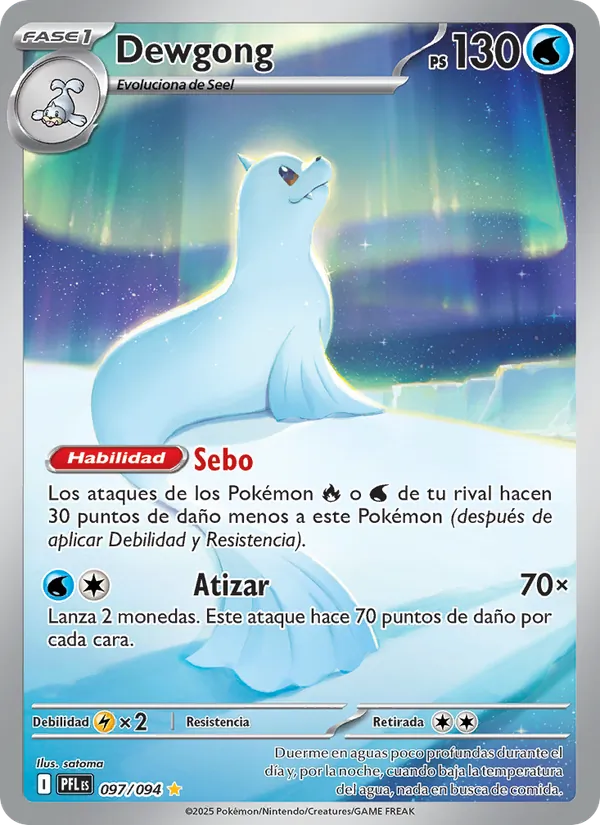 Dewgong Fuegos Fantasmales 097/94