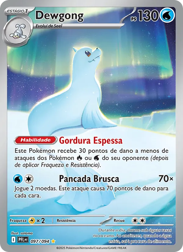 Dewgong Fogo Fantasmagórico 097/94
