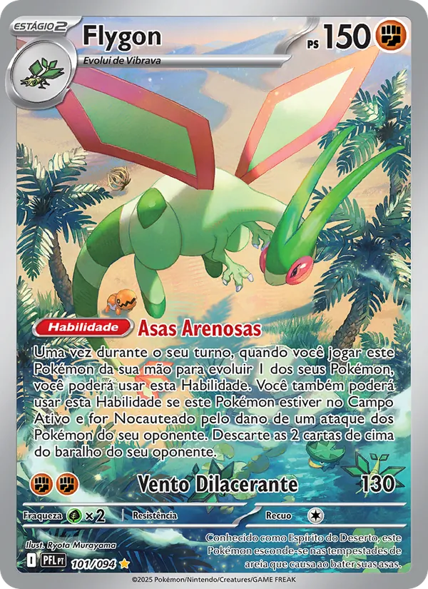 Flygon Fogo Fantasmagórico 101/94