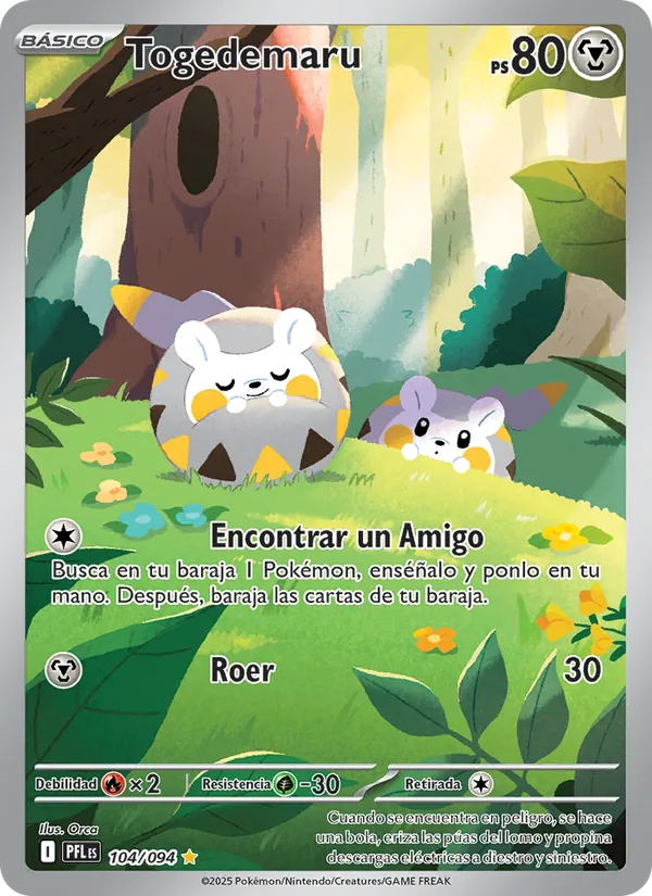 Togedemaru Fuegos Fantasmales 104/94