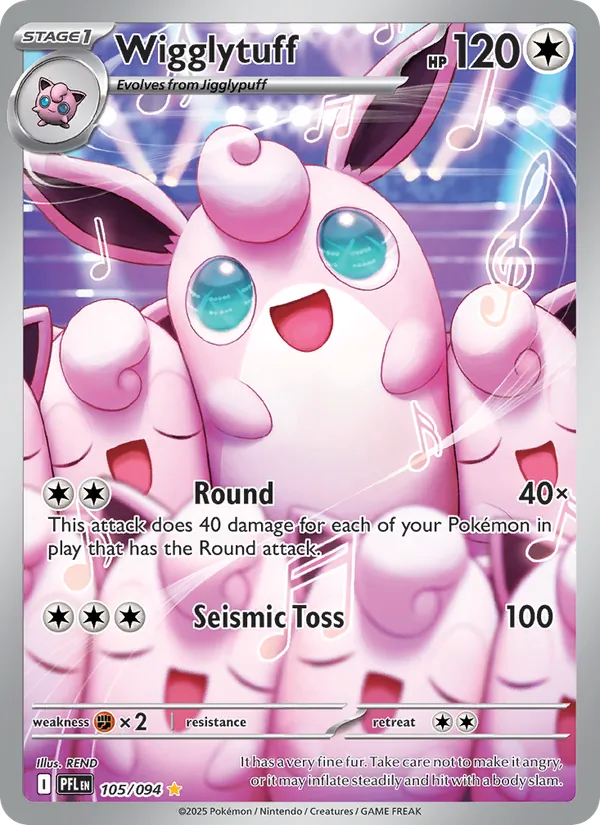 Wigglytuff Phantasmal Flames 105/94
