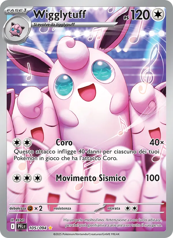 Wigglytuff Fiamme Spettrali 105/94