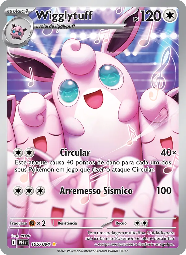 Wigglytuff Fogo Fantasmagórico 105/94