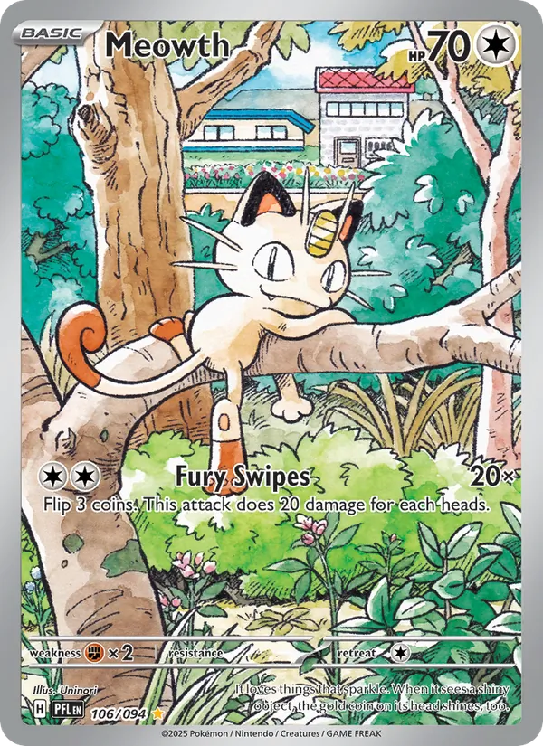 Meowth Phantasmal Flames 106/94