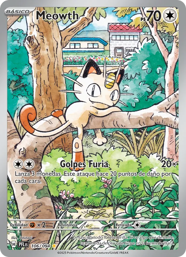 Meowth Fuegos Fantasmales 106/94