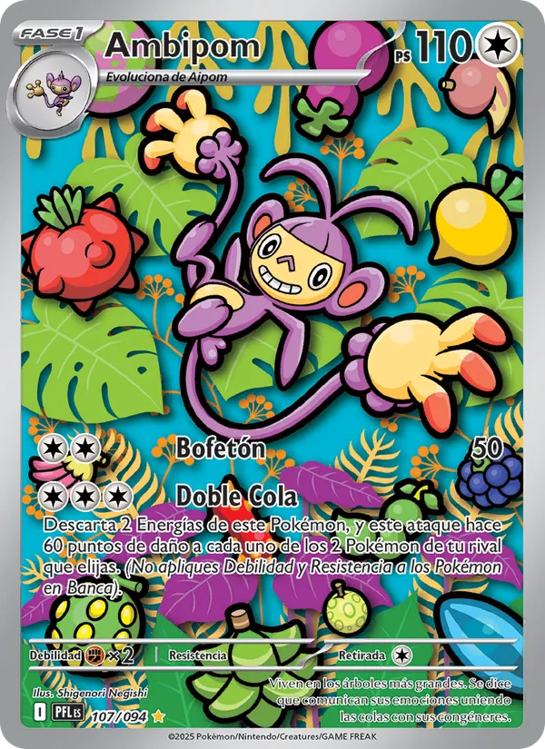 Ambipom Fuegos Fantasmales 107/94