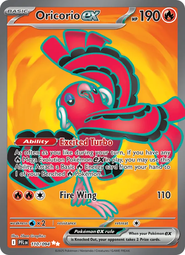 Oricorio ex Phantasmal Flames 110/94