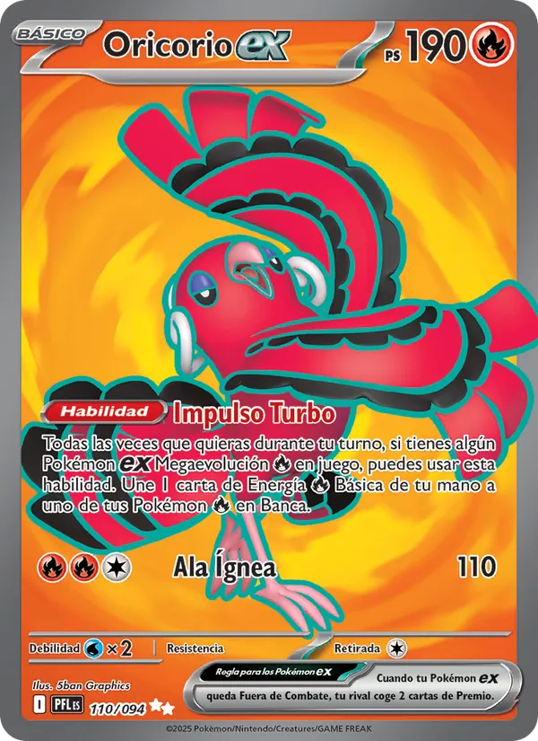 Oricorio ex Fuegos Fantasmales 110/94