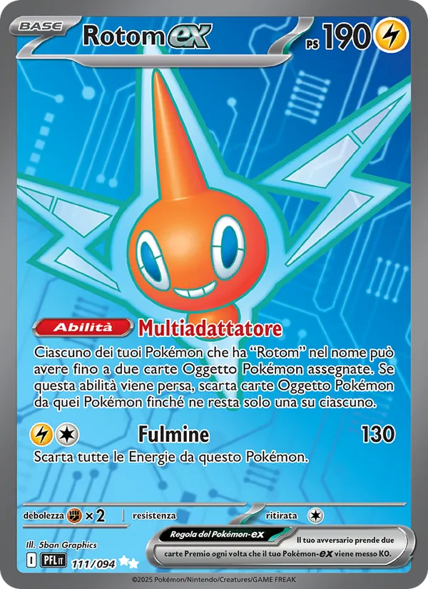 Rotom-ex Fiamme Spettrali 111/94