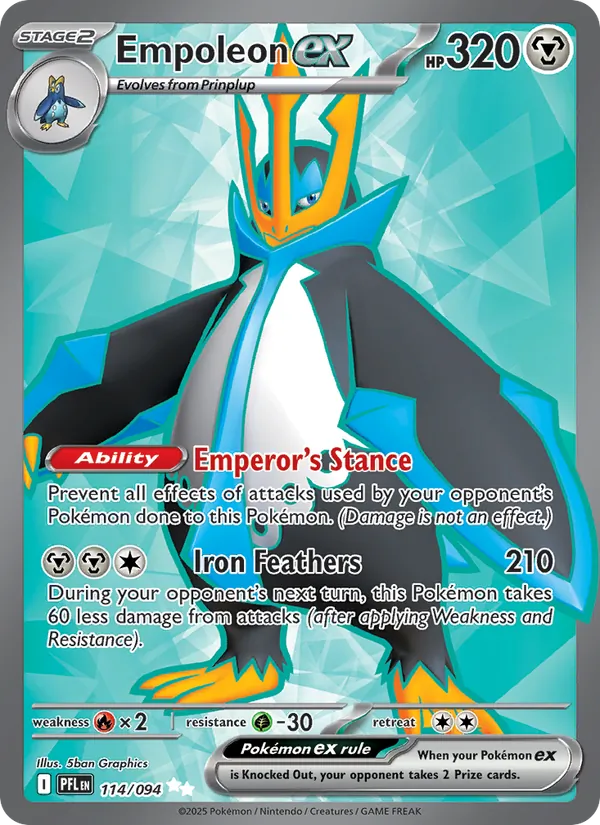 Empoleon ex Phantasmal Flames 114/94