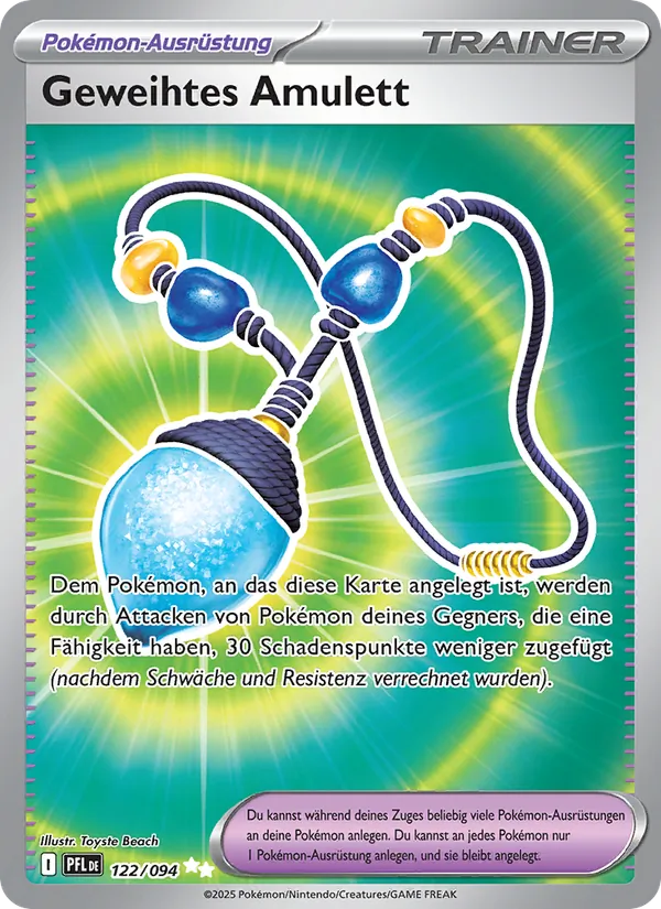 Geweihtes Amulett Fatale Flammen 122/94