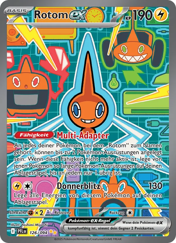 Rotom-ex Fatale Flammen 126/94