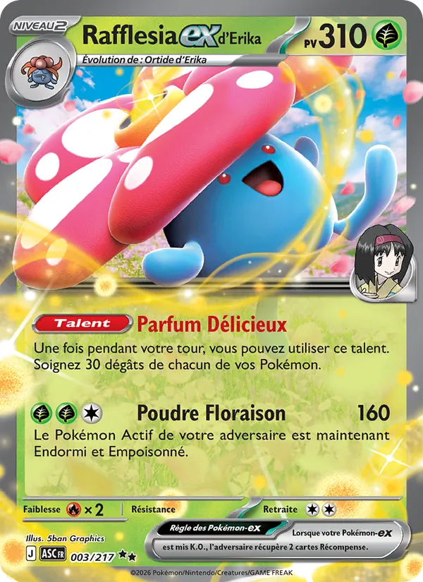 Rafflesia-ex d'Erika Héros Transcendants 003/217