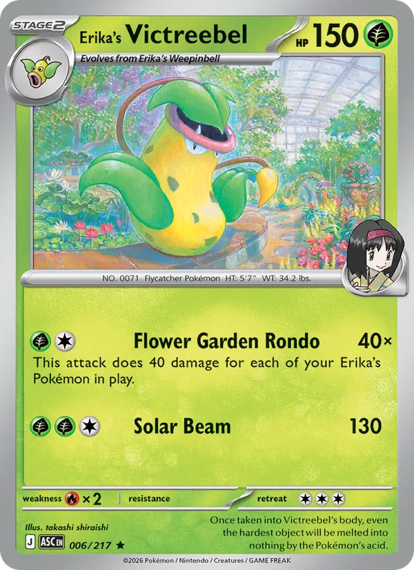 Erika's Victreebel Ascended Heroes 006/217