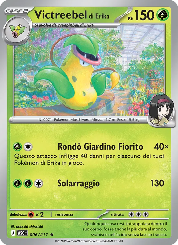 Victreebel di Erika Ascesa Eroica 006/217
