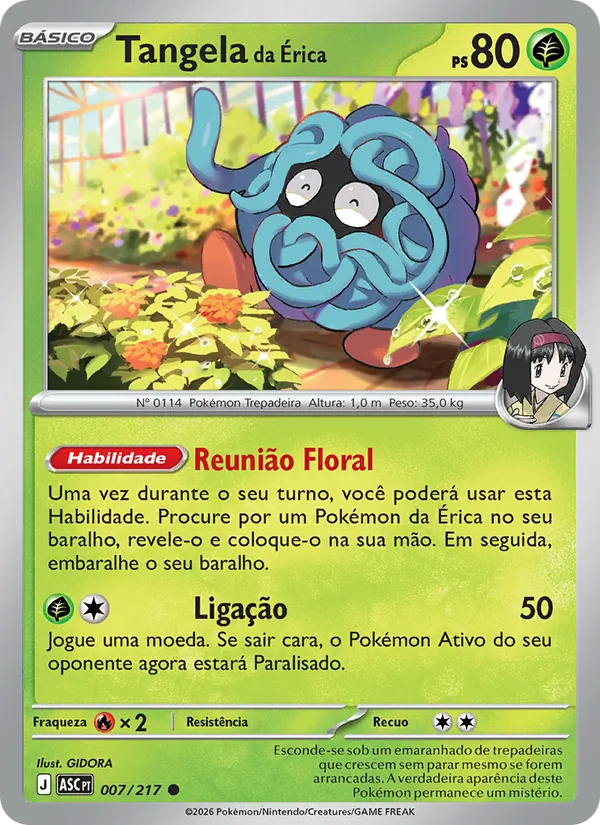 Tangela da Érica Heróis Excelsos 007/217