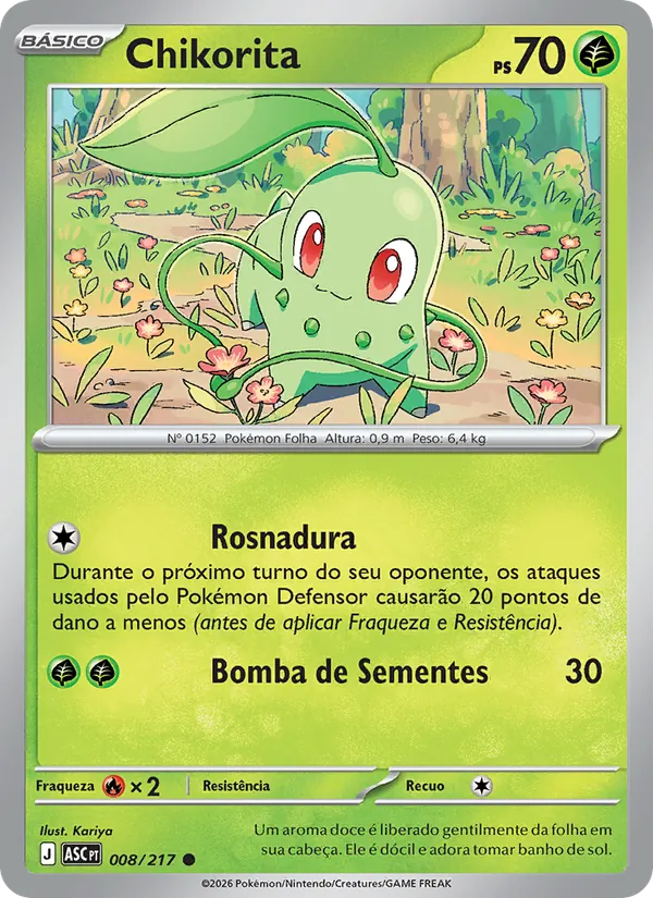 Chikorita Heróis Excelsos 008/217