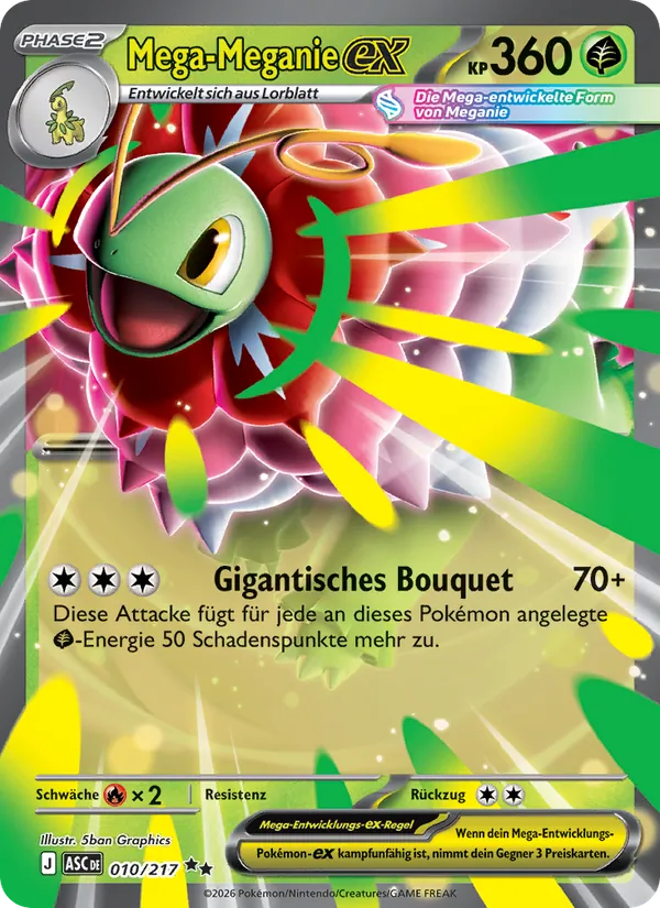 Mega-Meganie-ex Erhabene Helden 010/217