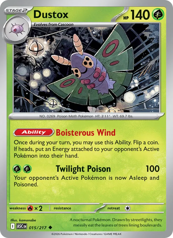 Dustox Ascended Heroes 015/217