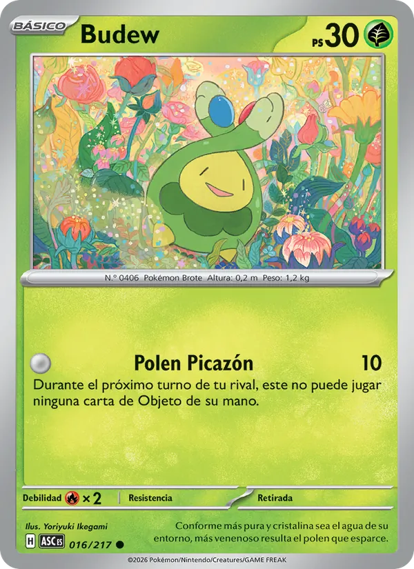 Budew Héroes Ascendentes 016/217