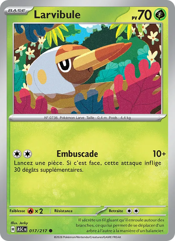 Larvibule Héros Transcendants 017/217