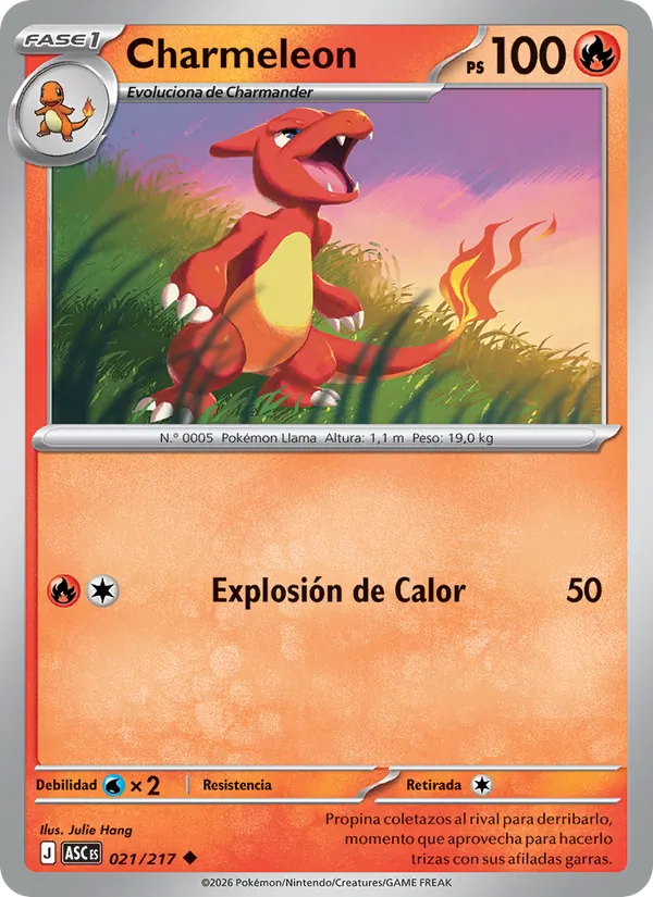 Charmeleon Héroes Ascendentes 021/217