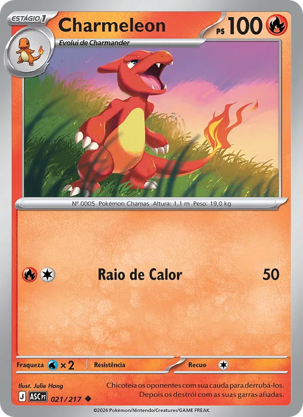 Charmeleon Heróis Excelsos 021/217