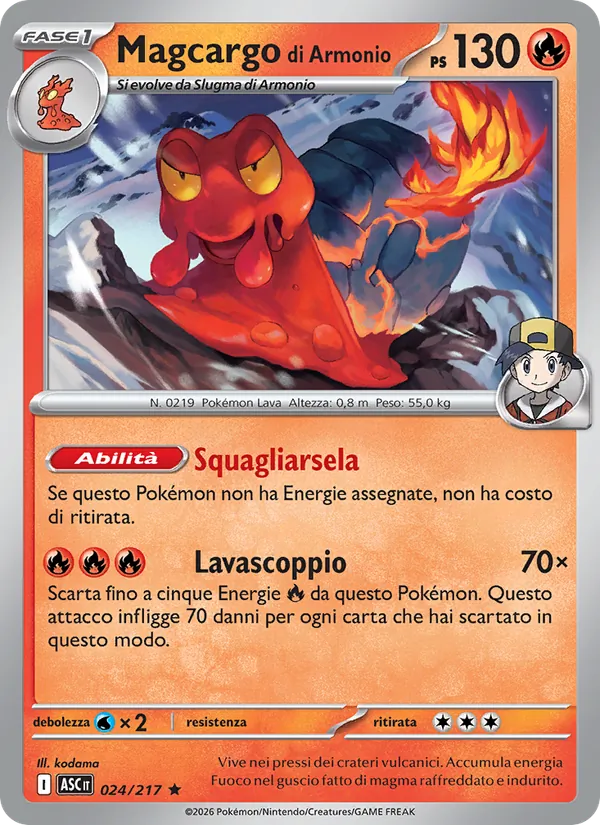 Magcargo di Armonio Ascesa Eroica 024/217