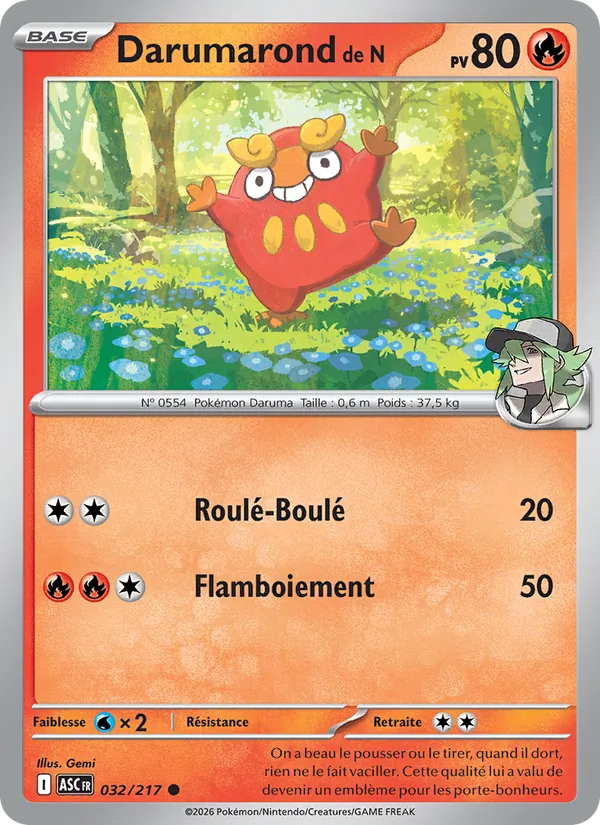 Darumarond de N Héros Transcendants 032/217