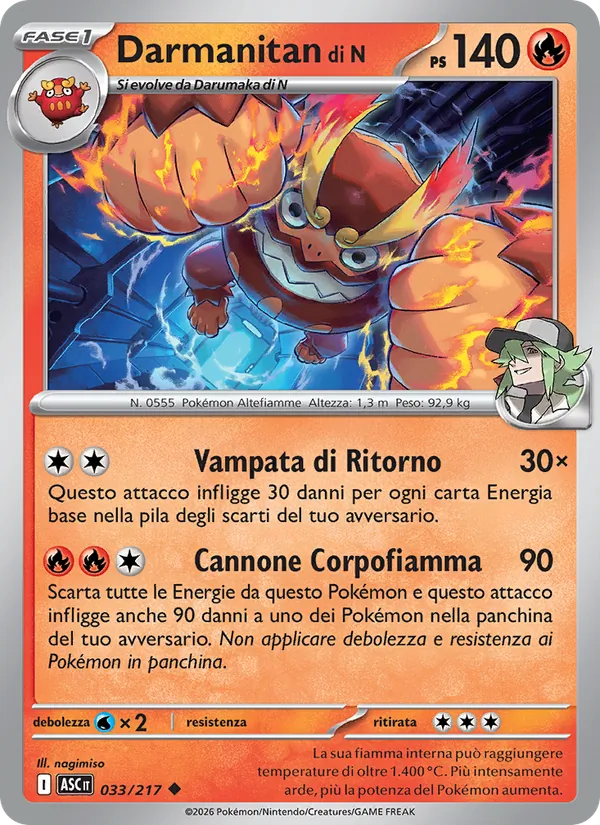 Darmanitan di N Ascesa Eroica 033/217