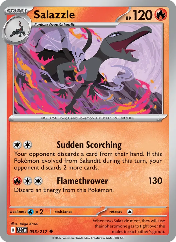 Salazzle Ascended Heroes 035/217