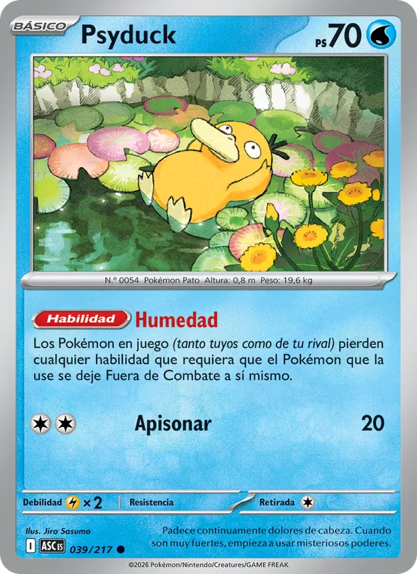 Psyduck Héroes Ascendentes 039/217