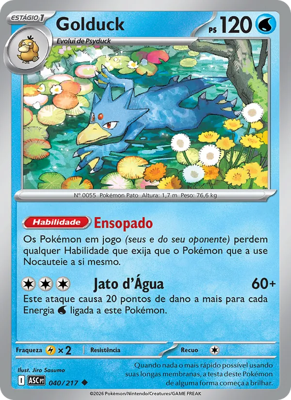 Golduck Heróis Excelsos 040/217